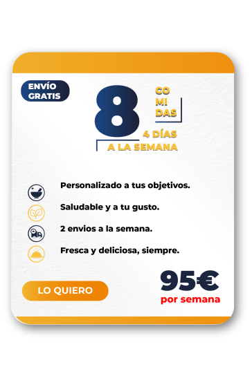 Campaña GYM - 8 comidas semanales