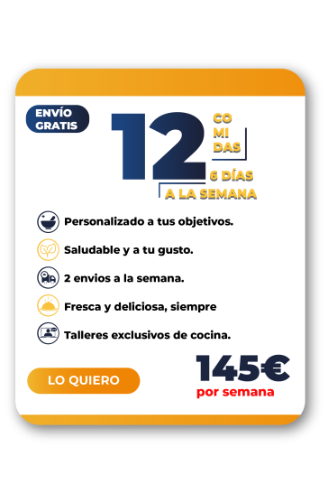 Campaña GYM - 12 comidas semanales